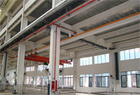 Multi-pole crane enclosed conductor busbar system